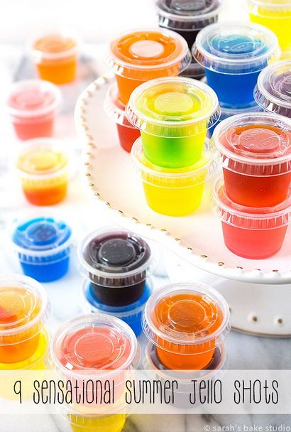 9 Sensationelle Sommer Jello Shots - Sarahs Bake Studio