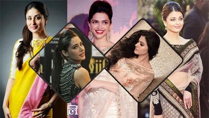 9 Trendige Frisuren für Indian Wear Inspire von Bollywood Celebrities