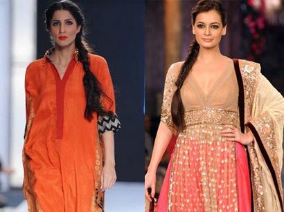 9 Trendige Frisuren für Indian Wear Inspire von Bollywood Celebrities