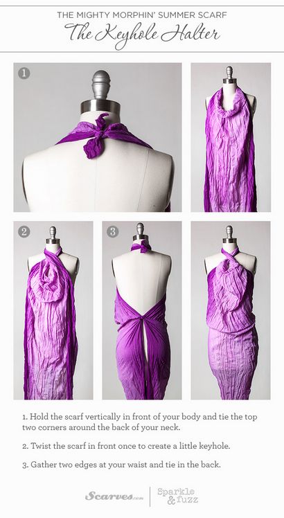 9 Wege, um Ihren Schal in einen Sarong zu verwandeln, The Style Leinwand, s Mode, Style und Beauty Blog