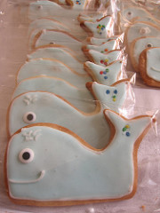 A Big Hit Whale Cookies! Poings minuscules fer