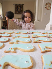 A Big Hit Whale Cookies! Poings minuscules fer