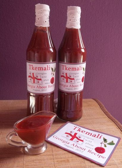 A propos de l'alimentation - tkemali (sauce aigre-prune), la Géorgie À propos de (prune) A propos de l'alimentation - tkemali (sauce aigre-prune), la Géorgie À propos de