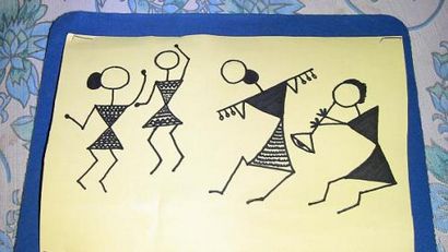 Une peinture complète Guide Warli Tutorial