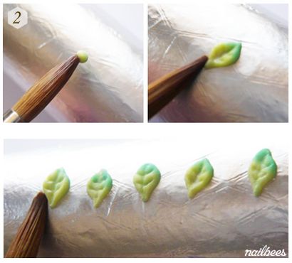 Nail Art acrylique, nailbees (comment faire des fleurs à ongles 3d) Nail Art acrylique, nailbees