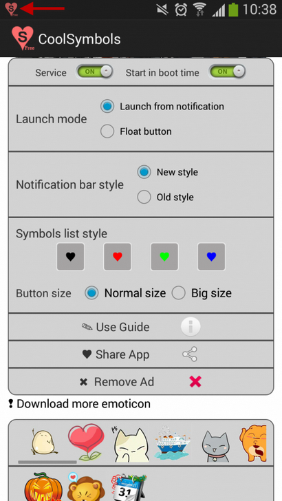 In Emojis zu Instagram für Android