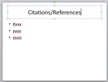 Ajout de notes de fin - Citations pour les sources dans PowerPoint, Avopress