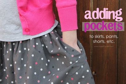 Ajout de poches latérales cachées à tout (jupe, pantalons, shorts, etc.