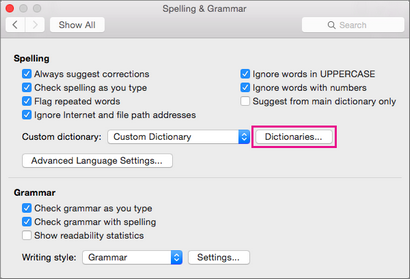 Fügen Sie Worte zu Ihrer Rechtschreibprüfung Wörterbuch in Word 2016 für Mac - Word für Mac