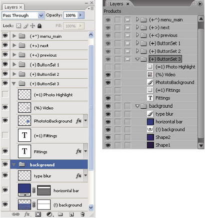 Adobe Encore Utilisation de Photoshop pour créer des menus