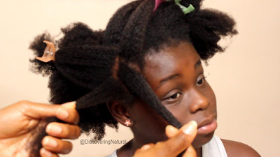 Naturalistas africaine Comment faire 3 Strand Twist Out sur les cheveux naturels