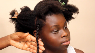 Naturalistas africaine Comment faire 3 Strand Twist Out sur les cheveux naturels