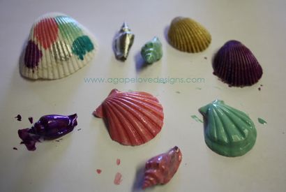 Agape Liebe Designs DIY Sea Shell Hair Clips