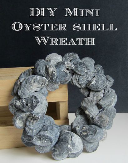 Une bonne maison Un bricolage Mini Oyster Shell Couronne