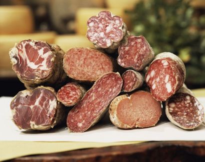 Guide de salami italien, et de la charcuterie Charcuterie