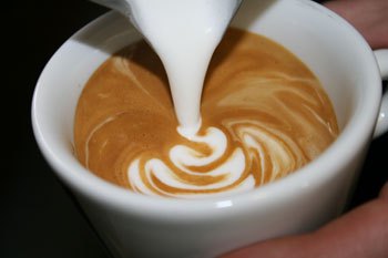 Un guide pour Latte Art - gratuit Pour, Info Café