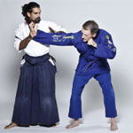 Aikido Verschiebt Guillermo Gomez zeigt Ihnen, wie stoppen einer Front Choke - Black Belt