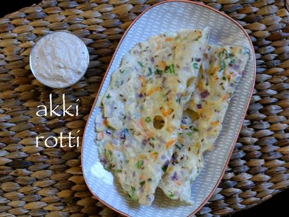 Akki recette Roti, akki recette rotti, riz recette Roti - karnataka spéciale