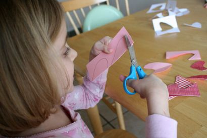 Un petit truc pour couper Coeurs Symétrique, Marque et prend