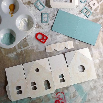 Toutes les activités papier Putz Maison Neige et Glitter Tutorial par Carol Fisher Holiday Spirits (choses) Toutes les activités papier Putz Maison Neige et Glitter Tutorial par Carol Fisher Holiday Spirits