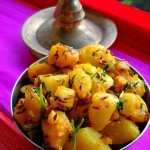 Aloo Pilz Masala Rezept, Kartoffelpilz Curry Rezept