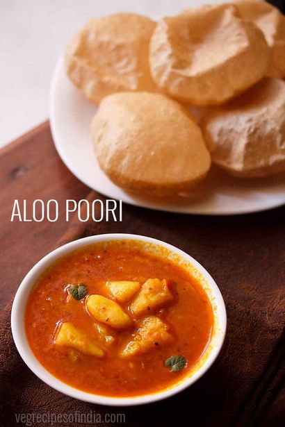 Aloo recette poori, comment faire poori aloo, punjabi Aloo recette poori