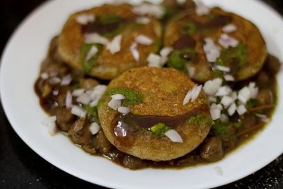 Aloo Tikki recette de Chole, comment faire Aloo Tikki Chole recette Chaat