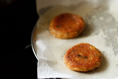 Aloo Tikki recette, comment faire recette aloo tikki, galettes de pommes de terre recette