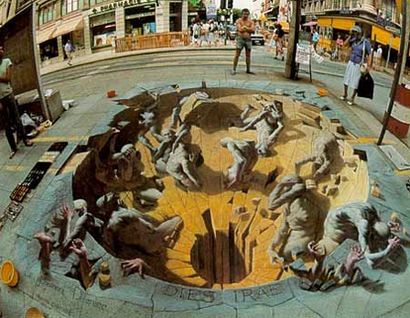 Incroyable Graffiti 3D Artistes Sidewalk Chalk - Peinture Street, (artistes urbanistes) Incroyable Graffiti 3D Artistes Sidewalk Chalk - Peinture Street, Urbaniste