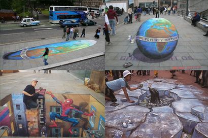 Incroyable Graffiti 3D Artistes Sidewalk Chalk - Peinture Rue, Urbaniste (trottoir) Incroyable Graffiti 3D Artistes Sidewalk Chalk - Peinture Street, Urbaniste
