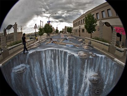Incroyable 3D Graffiti artistes Sidewalk Chalk - Peinture Street, Urbaniste (comment faire de la peinture sur le trottoir 3d) Incroyable Graffiti 3D Artistes Sidewalk Chalk - Peinture Street, Urbaniste