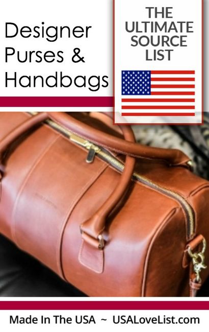 American Made Designer Geldbörsen und Handtaschen Die ultimative Quelle Liste - USA Liebe Liste