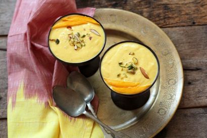 Amrakhand, mangue recette shrikhand, dessert mangue facile