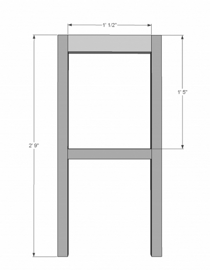 Ana White, Tabouret de bar Grand extra - Projets de bricolage