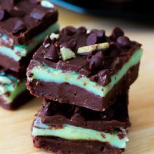 Andes Mint Chocolate Chip Fudge - Sallys cuisson Addiction