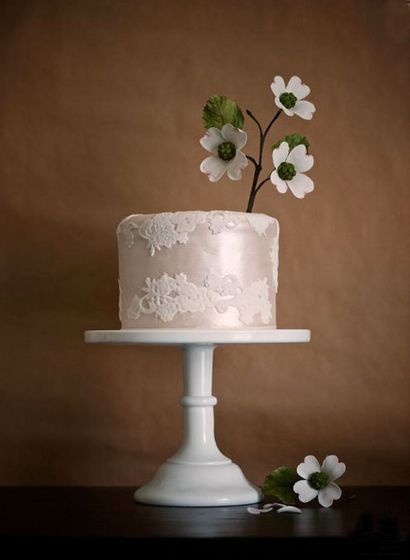 Eine inspirierende Sammlung 9 Schöne Lace Wedding Cakes