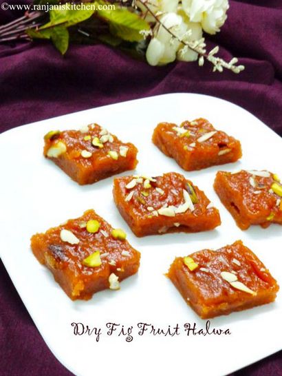Anjeer Halwa, bonbons indiens, Comment faire anjeer halwa