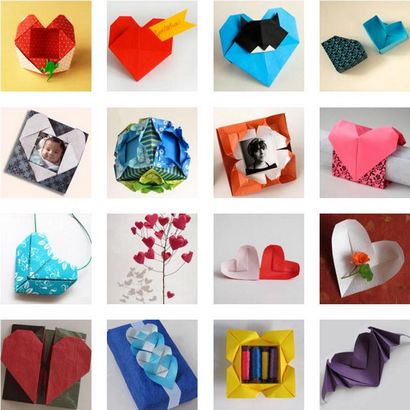 Un Origami Coeur Box -Parfait pour la Saint-Valentin - s (comment faire Tirelire origamis) Une boîte Origami Coeur -Parfait pour Valentine - s