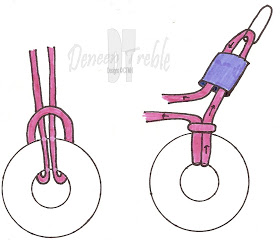 Ein Weg der Papier Washer Anhänger Ketten & amp; Schlüsselanhänger