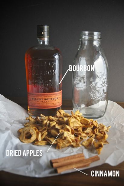 Apfel-Zimt infundiert Bourbon