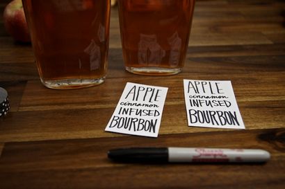 Apfel-Zimt infundiert Bourbon