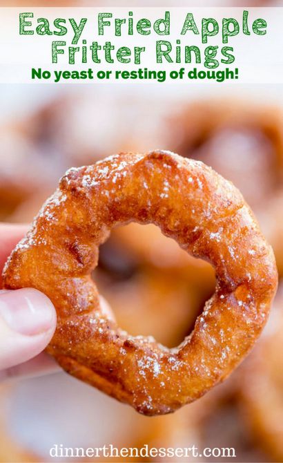 Beignet aux pommes Anneaux - Le dîner, puis Dessert