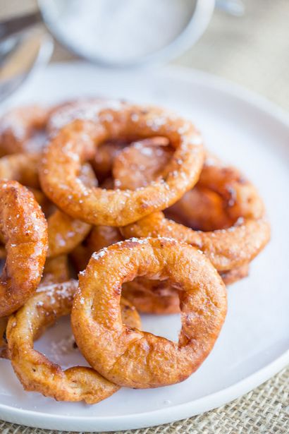 Beignet aux pommes Anneaux - Le dîner, puis Dessert