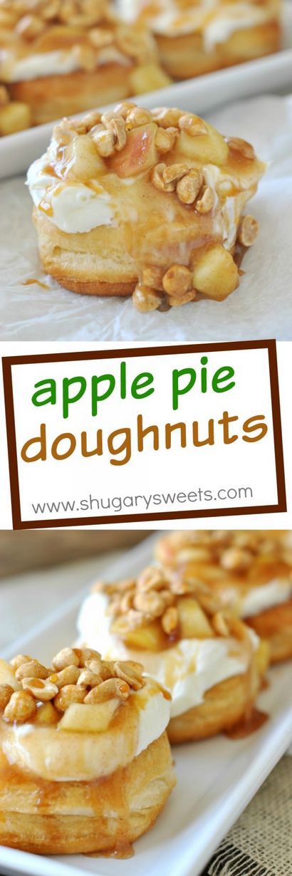 Apple Pie Donuts - Shugary Sweets