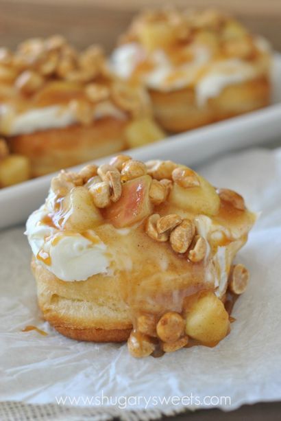 Apple Pie Donuts - Shugary Sweets