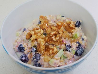 Un rapide et facile Bircher muesli, en bonne santé Home Cafe