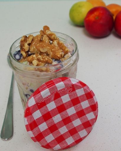 Un rapide et facile Bircher muesli, en bonne santé Home Cafe