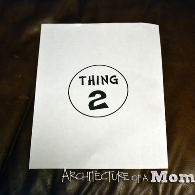 Architektur eines Mom Thing 1 & amp; Thing 2-The-Kostüm