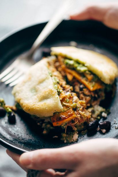 Arepas avec Carnitas et patates douces - Une pincée de Yum