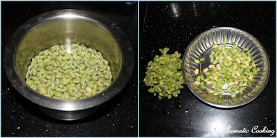 Cuisson aromatique Hitikida Avarekalu SAARU, haricots jacinthe (haricots) Champ de Curry (hitikida) Cuisson aromatique Hitikida Avarekalu SAARU, haricots jacinthe (haricots de) Curry